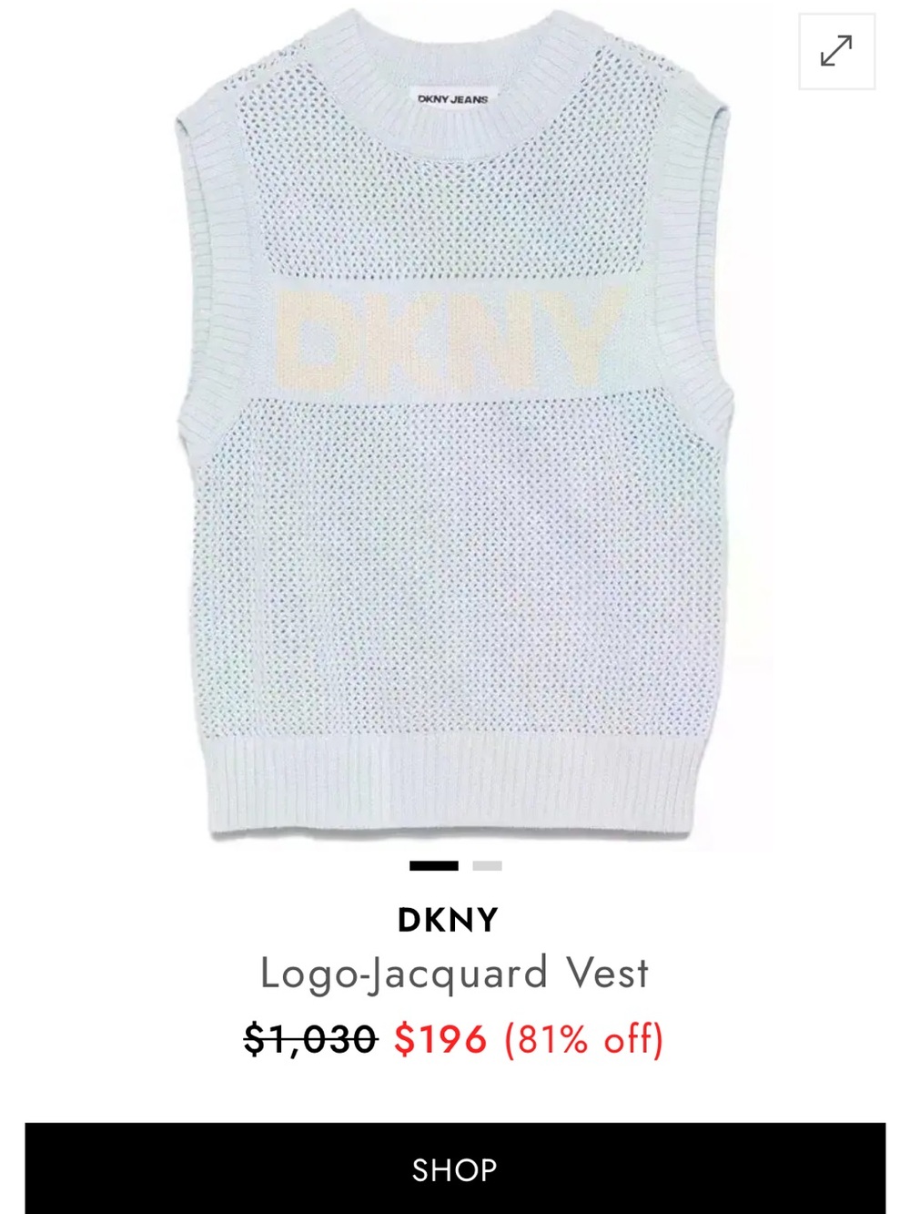 dkny  vest